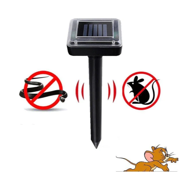 Repelente Solar Ultra Sônico Espanta Pragas 24 Horas A Prova d'água