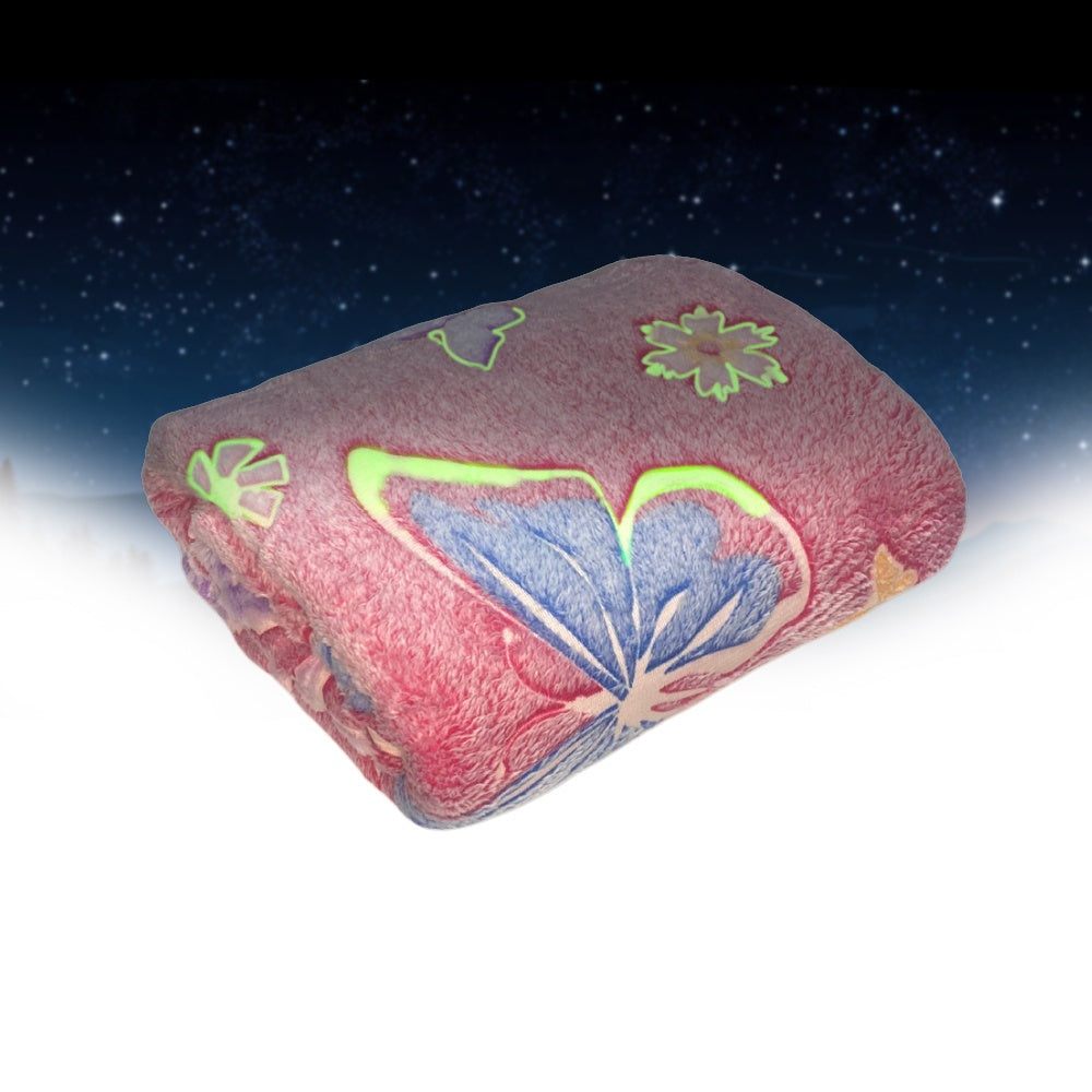 Manta Cobertor Mágico que Brilha no Escuro (Tamanho 2m por 1,8m)